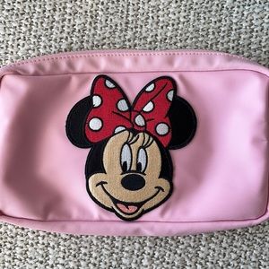 SCL flamenco small pouch with large Minnie Mouse patch! ||small marks as shown